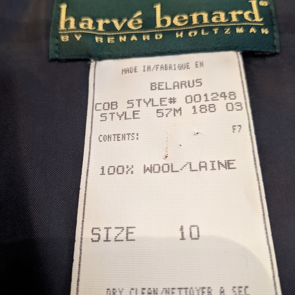 Harve Benard Dress 100% Wool - Picture 3 of 4